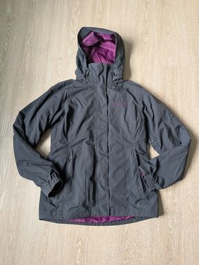 Marmot Jacket Women's Small Cosset Component Hooded Ski Two Piece Fleece